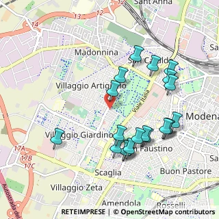 Mappa Str. San Faustino, 41126 Modena MO, Italia (1.022)