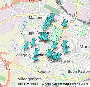 Mappa Via Pitagora, 41126 Modena MO, Italia (0.6755)