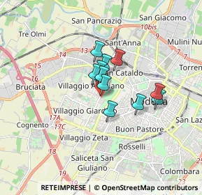 Mappa Via Pitagora, 41126 Modena MO, Italia (1.06545)
