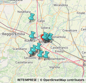 Mappa Via Pitagora, 41126 Modena MO, Italia (9.33417)