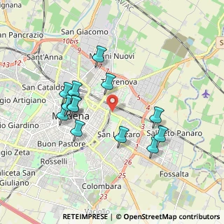 Mappa Via Divisione Acqui, 41122 Modena MO, Italia (1.76692)