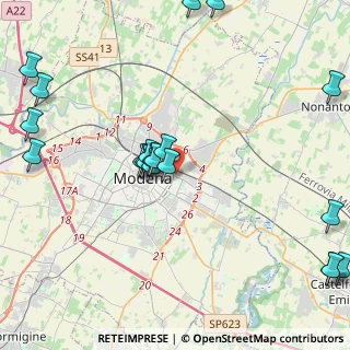 Mappa Via Divisione Acqui, 41122 Modena MO, Italia (5.209)