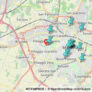 Mappa Viale Isacco Newton, 41126 Modena MO, Italia (2.31769)