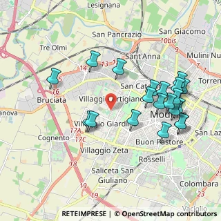 Mappa Viale Isacco Newton, 41126 Modena MO, Italia (2.0665)