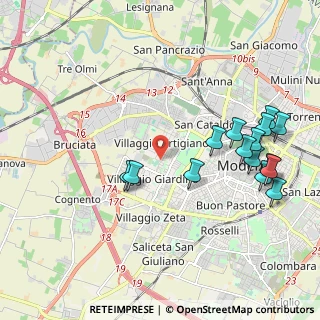 Mappa Viale Isacco Newton, 41126 Modena MO, Italia (2.32333)