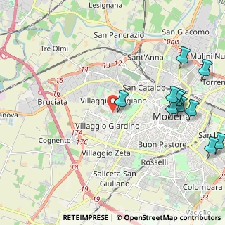 Mappa Viale Isacco Newton, 41126 Modena MO, Italia (2.71727)