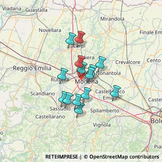 Mappa Viale Isacco Newton, 41126 Modena MO, Italia (10.13571)