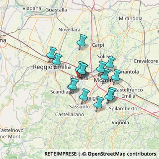 Mappa Via Giordano Bruno, 42048 Rubiera RE, Italia (10.21813)