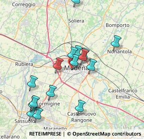 Mappa Via Sante Fattori, 41124 Modena MO, Italia (7.69938)