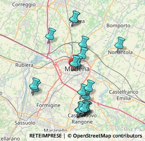 Mappa Via Sante Fattori, 41124 Modena MO, Italia (7.8395)