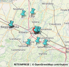 Mappa Via Sante Fattori, 41124 Modena MO, Italia (12.23083)