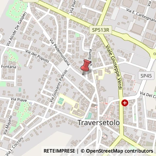 Mappa Strada Pedemontana per Bannone, 8, 43029 Traversetolo, Parma (Emilia Romagna)