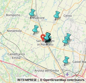 Mappa Via XXV Aprile, 40017 San Giovanni in Persiceto BO, Italia (4.51077)