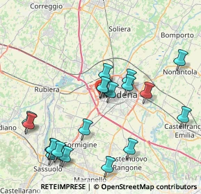 Mappa Via Aristotele, 41126 Modena MO, Italia (8.95)