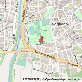 Mappa Viale Piave,  29, 12038 Savigliano, Cuneo (Piemonte)