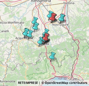 Mappa Via Roma, 15076 Ovada AL, Italia (9.4375)