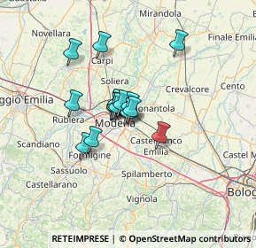 Mappa Via Franco Busani, 41122 Modena MO, Italia (8.43438)