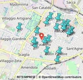 Mappa Via Paolo Gaddi, 41124 Modena MO, Italia (0.919)
