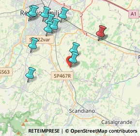Mappa Via Giovanni Battista Piranesi, 42122 Reggio nell'Emilia RE, Italia (4.49692)