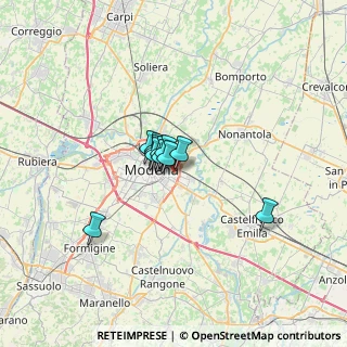 Mappa Via Saverio Mercadante, 41122 Modena MO, Italia (3.47909)