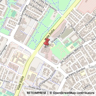 Mappa Via Alfeo Corassori, 72, 41100 Modena, Modena (Emilia Romagna)