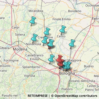 Mappa Via Marco Minghetti, 40017 San Giovanni in Persiceto BO, Italia (12.60875)