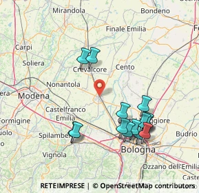 Mappa Via Marco Minghetti, 40017 San Giovanni in Persiceto BO, Italia (16.00733)