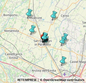 Mappa Via Marco Minghetti, 40017 San Giovanni in Persiceto BO, Italia (4.05308)