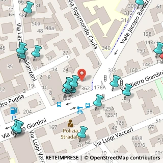 Mappa Via Pietro Giardini, 41121 Modena MO, Italia (0.09652)
