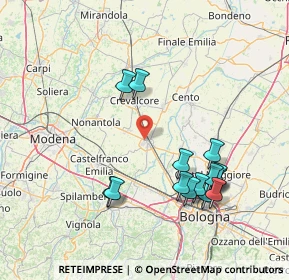 Mappa Via Montefiorino, 40017 San Giovanni In Persiceto BO, Italia (16.32667)