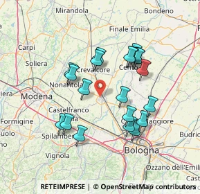 Mappa Via Montefiorino, 40017 San Giovanni In Persiceto BO, Italia (13.062)