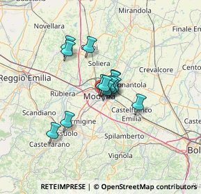 Mappa V.le Nicola Fabrizi, 41124 Modena MO, Italia (7.975)