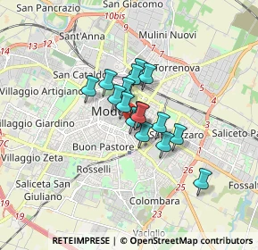 Mappa V.le Nicola Fabrizi, 41124 Modena MO, Italia (1)