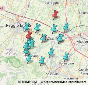 Mappa Via Enzo Bagnoli, 42122 Bagno RE, Italia (6.56222)