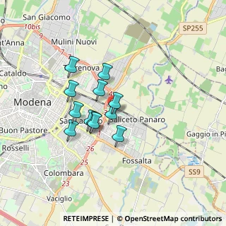 Mappa Viale XXII Aprile, 41122 Modena MO, Italia (1.25917)