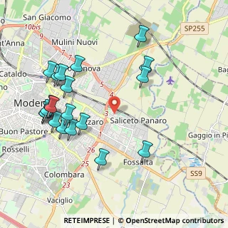 Mappa Viale XXII Aprile, 41122 Modena MO, Italia (2.2805)