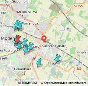 Mappa Viale XXII Aprile, 41122 Modena MO, Italia (2.36333)