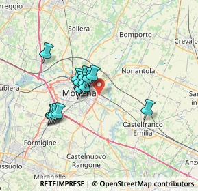 Mappa Viale XXII Aprile, 41122 Modena MO, Italia (5.62214)