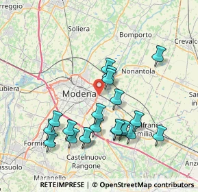 Mappa Viale XXII Aprile, 41122 Modena MO, Italia (7.579)