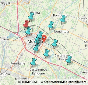 Mappa Viale XXII Aprile, 41122 Modena MO, Italia (6.31846)