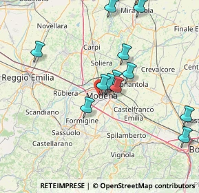 Mappa Via Luigi Vaccari, 41124 Modena MO, Italia (16.81071)