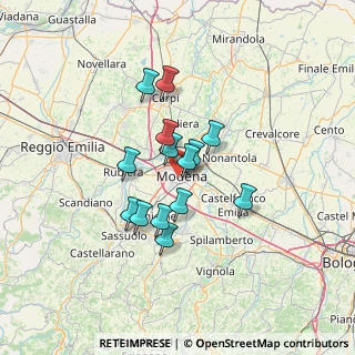Mappa Via Luigi Vaccari, 41124 Modena MO, Italia (10.15286)