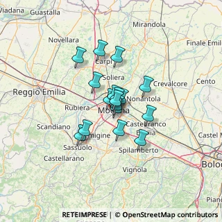 Mappa Via Luigi Vaccari, 41124 Modena MO, Italia (8.35294)