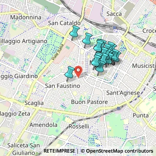 Mappa Via Luigi Vaccari, 41124 Modena MO, Italia (0.784)