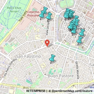 Mappa Via Luigi Vaccari, 41124 Modena MO, Italia (0.703)
