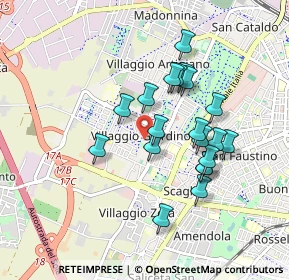 Mappa Via Pasteur Luigi, 41126 Modena MO, Italia (0.7895)