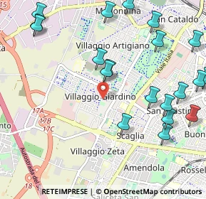 Mappa Via Pasteur Luigi, 41126 Modena MO, Italia (1.353)