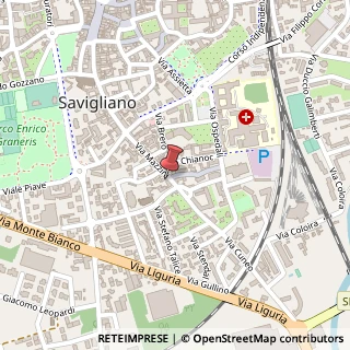 Mappa Via Giuseppe Mazzini, 60, 12038 Savigliano, Cuneo (Piemonte)