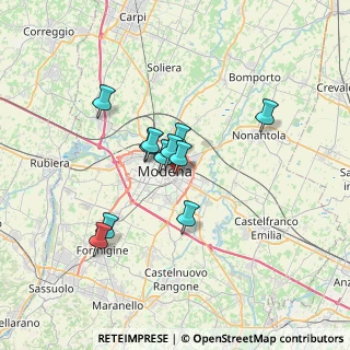 Mappa Via Giacomo Bove, 41121 Modena MO, Italia (5.23636)
