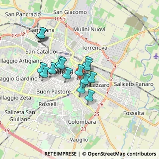 Mappa Via Giacomo Bove, 41121 Modena MO, Italia (1.41353)